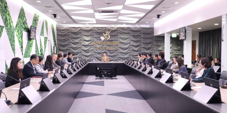 Read more about the article การประชุมมอบนโยบายการขับเคลื่อนการดำเนินงานอัตลักษณ์ที่ 5 ของมหาวิทยาลัยสวนดุสิต วันที่ 26 พฤษภาคม 2568