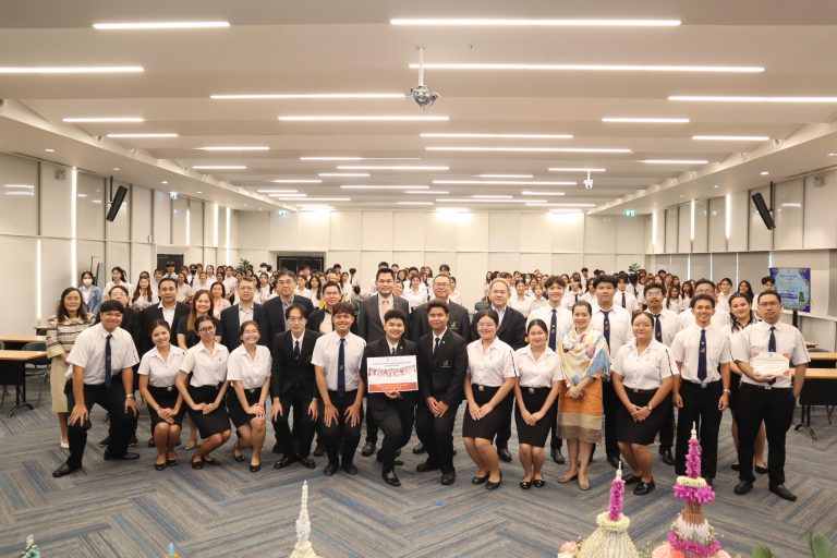 Read more about the article พิธีไหว้ครู “น้อมรำลึกพระคุณครู-อาจารย์ ประจำปีการศึกษา 2568” พร้อมให้โอวาทแก่นักศึกษา โดยตัวแทน นักศึกษาทุกหลักสูตร ทำพิธีไหว้ครู กล่าวคำสรรเสริญพระคุณครู-อาจารย์ และมอบพานไหว้ครู ในวันพฤหัสบดีที่ 21 สิงหาคม 2568