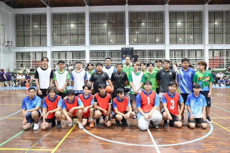 Read more about the article กีฬาสานสัมพันธ์โรงเรียนกฎหมายและการเมือง SLP GAMES ประจำปีการศึกษา 2568 “SLP Games: Sports for Unity of the School of Law and Politics, Academic Year 2025,” at the Gymnasium, Physical Education Building, Suan Dusit University.